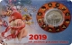 ПОДАРОЧНЫЙ НАБОР - "КАЛЕНДАРИК с МОНЕТОЙ "ГОД КАБАНА" (СВИНЬИ) 2019